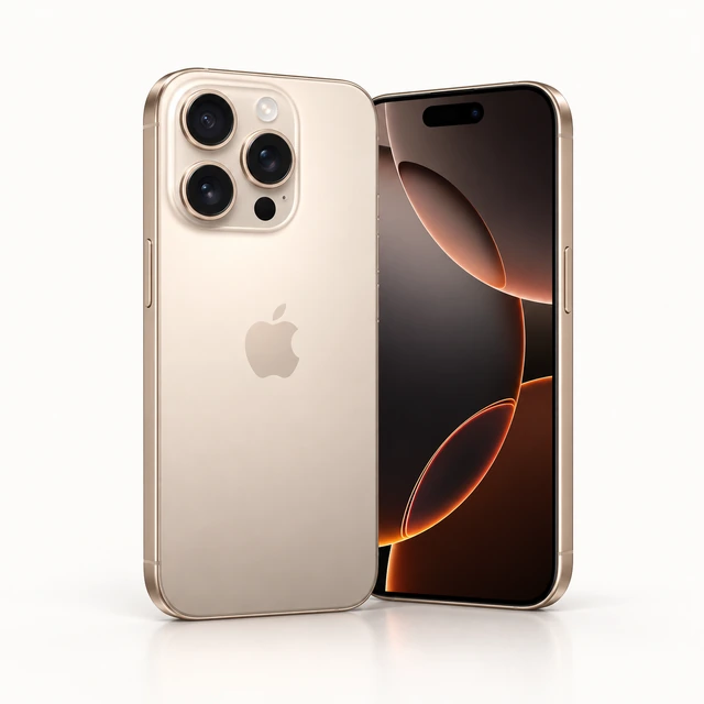 iPhone 16 Pro — Desert